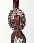 American Darling ADPAF133-HS Western Horse One Ear Headstall Leather