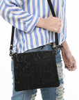 American Darling Small Crossbody Saddle Blanket Genuine Leather women bag western handbag purse
