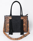 American Darling Briefcase Hand Tooled Saddle Blanket Genuine Leather women bag western handbag purse
