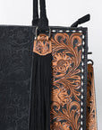 American Darling Briefcase Hand Tooled Saddle Blanket Genuine Leather women bag western handbag purse