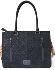 American Darling Briefcase Hand Tooled Saddle Blanket Genuine Leather women bag western handbag purse