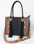 American Darling Briefcase Hand Tooled Saddle Blanket Genuine Leather women bag western handbag purse