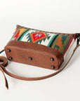 American Darling Saddle Blanket Genuine Leather Women Bag Western Handbag Purse