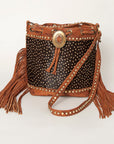 American Darling Bucket Hair On Genuine Leather Women Bag Western Handbag Purse
