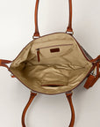 American Darling Tote Hand Tooled Hair On Genuine Leather Women Bag Western Handbag Purse