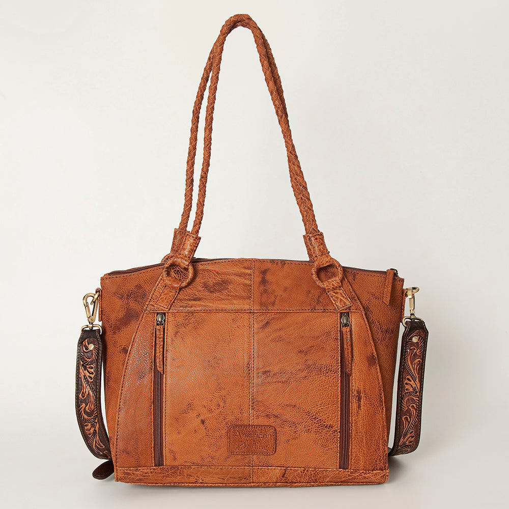 American Darling Tote Hand Tooled Genuine Leather Women Bag Western Handbag Purse