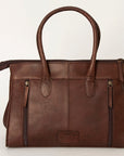 American Darling Tote Hand Tooled Hair On Genuine Leather Women Bag Western Handbag Purse