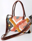 American Darling Cross Body Ii Saddle Blanket Genuine Leather Women Bag Western Handbag Purse