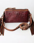 American Darling GIBGX282 Crocodile Embossed Genuine Leather Women Bag Western Handbag Purse