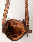American Darling Large Crossbody Saddle Blanket Genuine Leather women bag western handbag purse