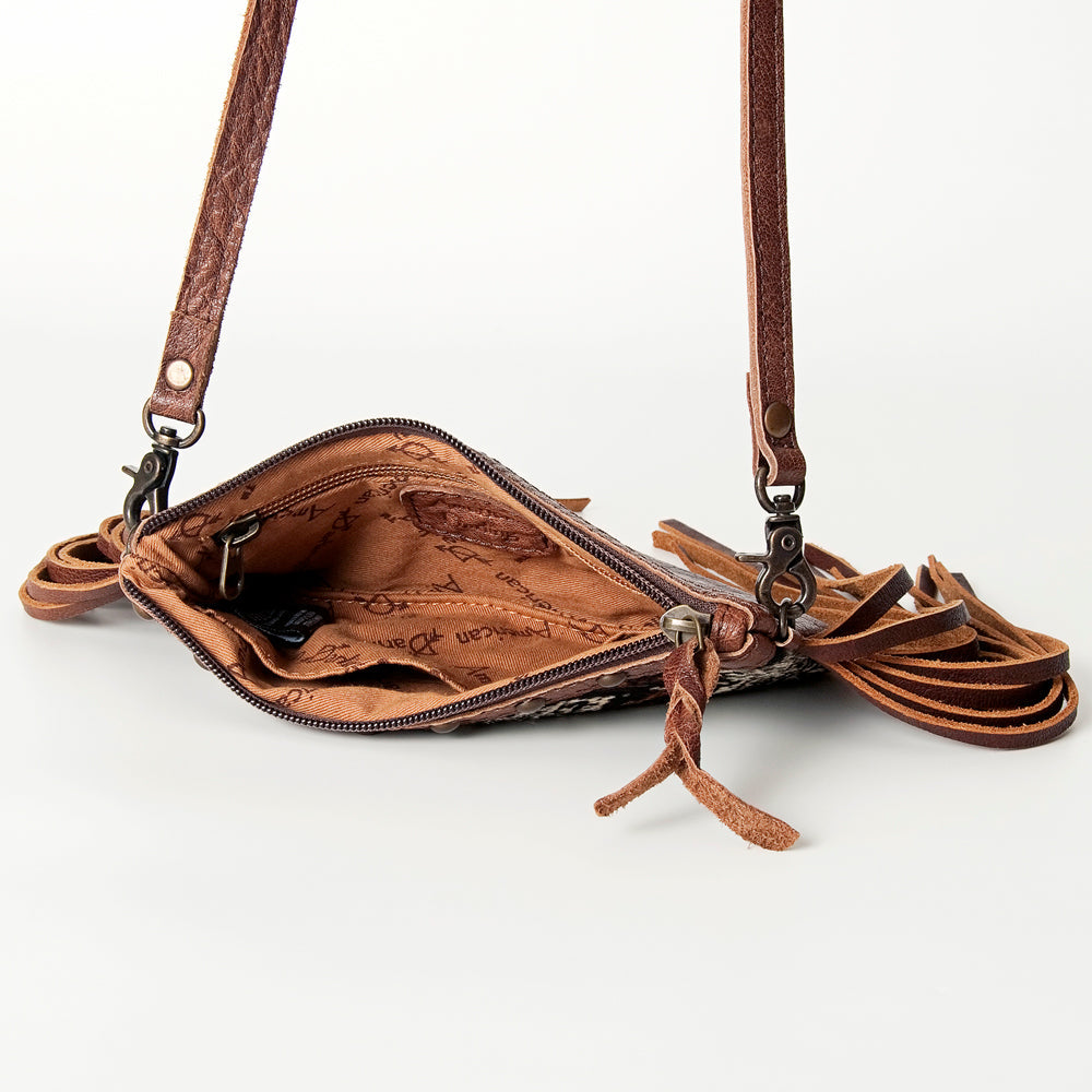 American Darling Small Crossbody Hair On Genuine Leather Women Bag Western Handbag Purse