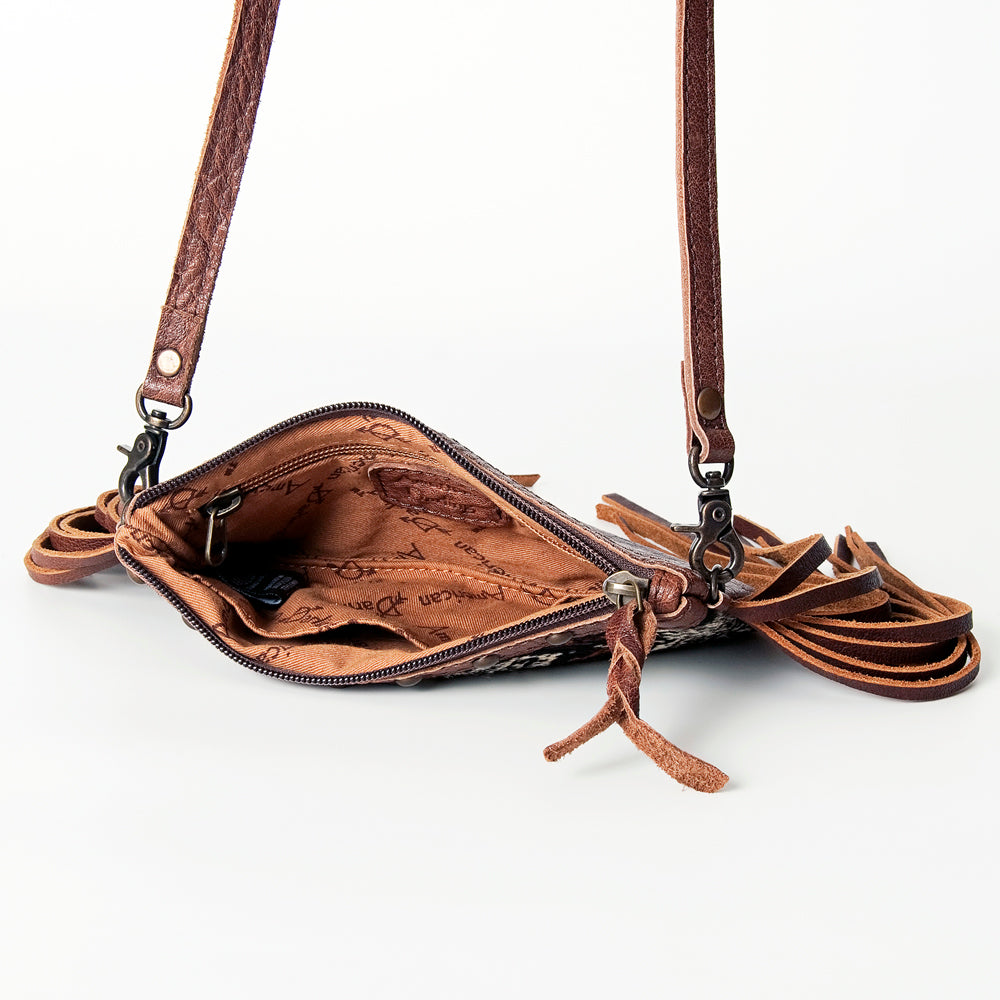 American Darling Small Crossbody Hair On Genuine Leather Women Bag Western Handbag Purse