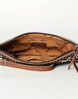American Darling Wristlet Hair on Genuine Leather Western Women Bag | Handbag Purse | Women Wristlet | Wristlet Wristlet | Travel Wristlet | Leather Wristlet | Clutch Wristlet