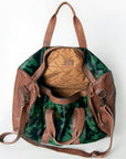 American Darling ADBGS174B Duffel Hair On Genuine Leather women bag western handbag purse