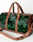 American Darling ADBGS174B Duffel Hair On Genuine Leather women bag western handbag purse