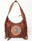 American Darling ADBGA219A Tote Hand Tooled Genuine Leather women bag western handbag purse