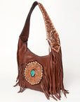 American Darling ADBGA219A Tote Hand Tooled Genuine Leather women bag western handbag purse