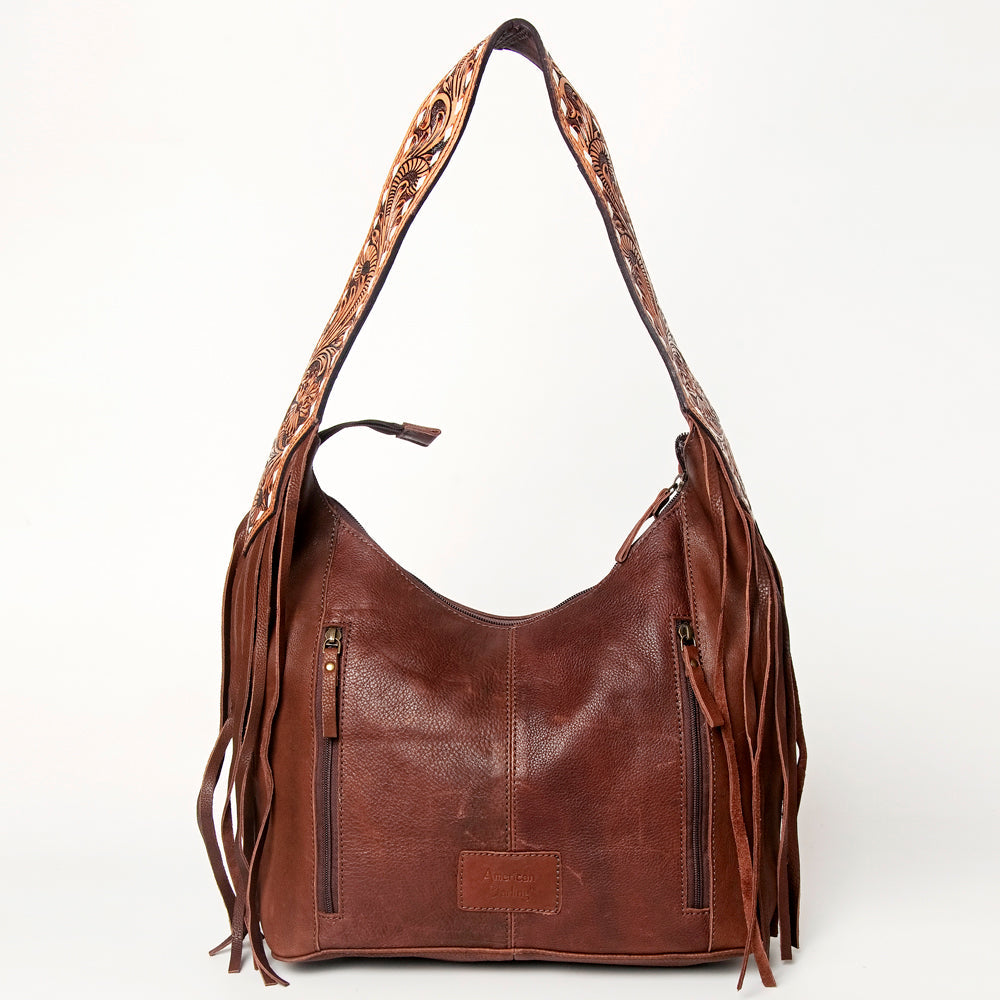 American Darling ADBGA219B Tote Hand Tooled Genuine Leather women bag western handbag purse