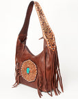 American Darling ADBGA219B Tote Hand Tooled Genuine Leather women bag western handbag purse