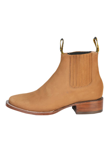 El General Square Toe Ankle Boot - Vintage Gold 126193