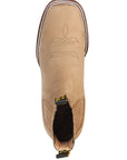 El General Square Toe Ankle Boot - Nobuck Sand 126197