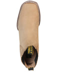 El General Square Toe Ankle Boot - Nobuck Light Brown 126200