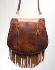 American Darling Messenger Hand Painted Genuine Leather Western Women Bag Handbag Purse | Cute