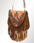 American Darling Messenger Hand Painted Genuine Leather Western Women Bag Handbag Purse | Cute