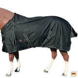 Hilason 600D Winter Waterproof Miniature Horse Turnout Blanket Black