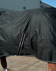 Hilason 600D Winter Waterproof Miniature Horse Turnout Blanket Black