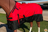 Hilason 600D Winter Waterproof Pony Horse Turnout Blanket Red