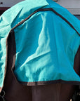 Hilason 1200D Turnout Light Winter Waterproof Rain Sheet Horse Sheet Black