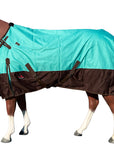Hilason 1200D Turnout Light Winter Waterproof Rain Sheet Horse Sheet Black