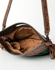 American Darling Clutch Hand Tooled Hair On Genuine Leather Women Bag Western Handbag Purse