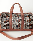 American Darling ADBGS174A Duffel Hair On Genuine Leather women bag western handbag purse