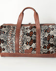 American Darling ADBGS174A Duffel Hair On Genuine Leather women bag western handbag purse