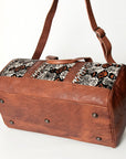 American Darling ADBGS174A Duffel Hair On Genuine Leather women bag western handbag purse