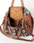 American Darling ADBGS174A Duffel Hair On Genuine Leather women bag western handbag purse