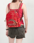 American Darling Hand Tooled Hair On Genuine Leather Women Bag Western Handbag Purse