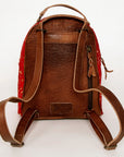 American Darling Hand Tooled Hair On Genuine Leather Women Bag Western Handbag Purse
