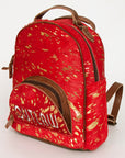 American Darling Hand Tooled Hair On Genuine Leather Women Bag Western Handbag Purse