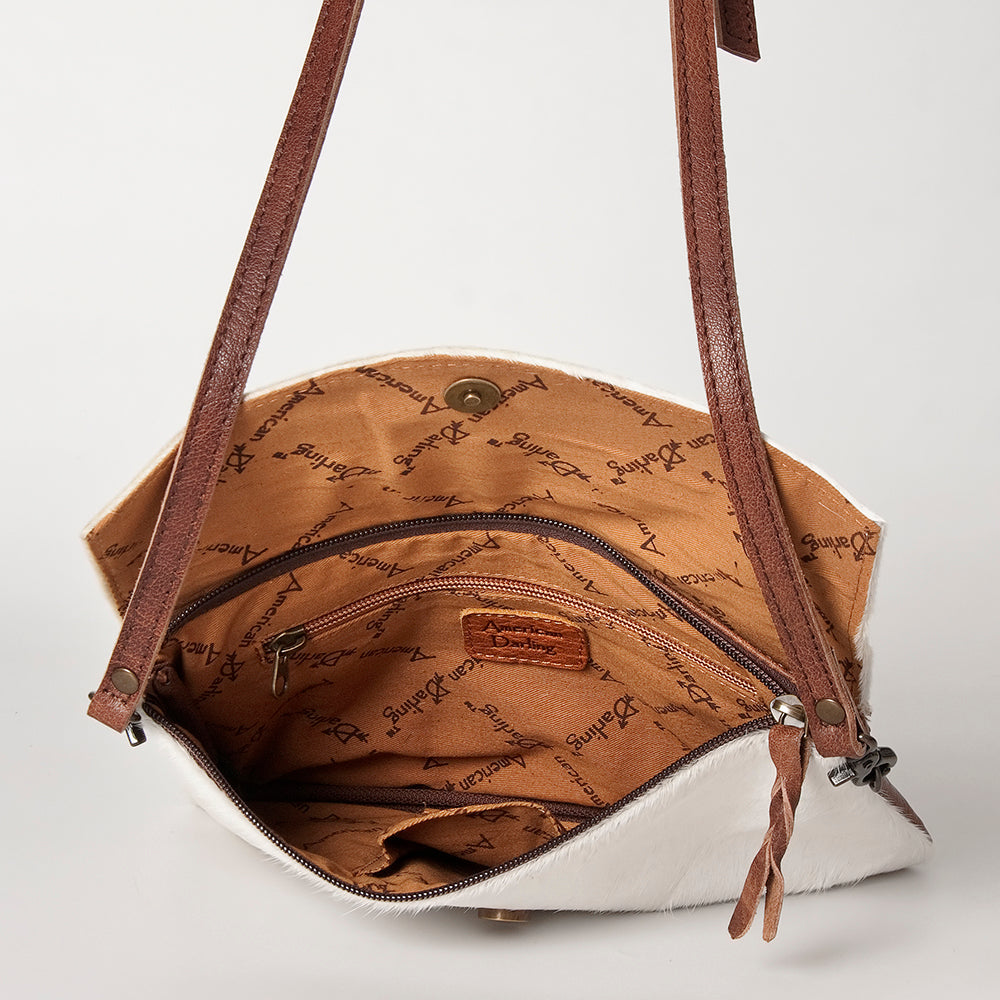 American Darling ADBGS178K Envelope Hair On Genuine Leather women bag western handbag purse