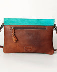 American Darling ADBGS178L Envelope Hair On Genuine Leather women bag western handbag purse