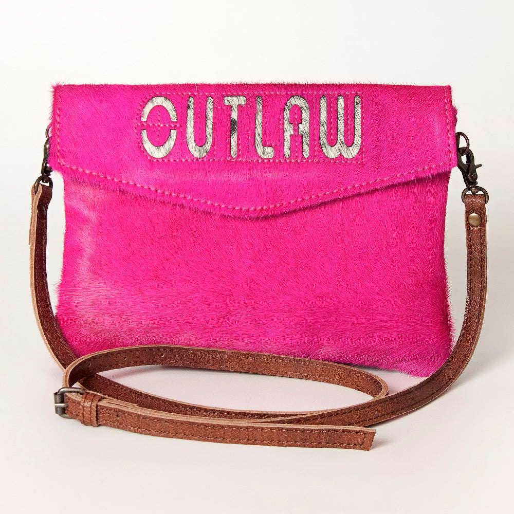 American Darling ADBGS178M Envelope Hair On Genuine Leather women bag western handbag purse