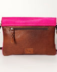 American Darling ADBGS178M Envelope Hair On Genuine Leather women bag western handbag purse