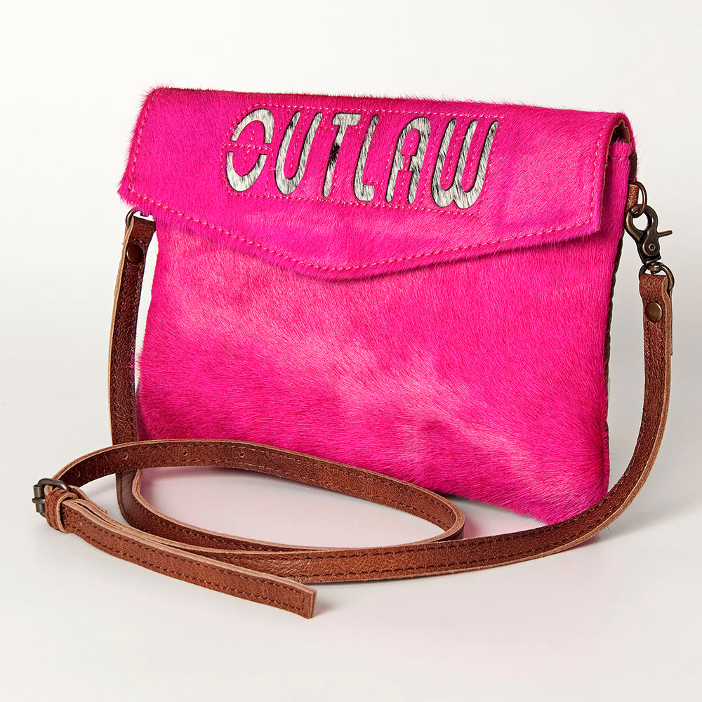 American Darling ADBGS178M Envelope Hair On Genuine Leather women bag western handbag purse