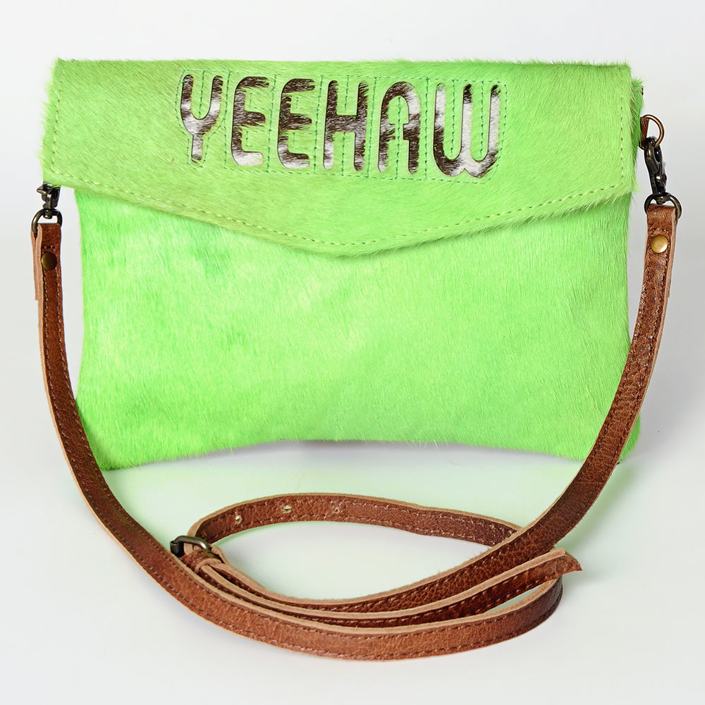 American Darling ADBGS178N Envelope Hair On Genuine Leather women bag western handbag purse