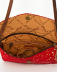 American Darling ADBGS178O Envelope Hair On Genuine Leather women bag western handbag purse