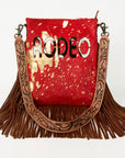 American Darling ADBGS192M Messenger Hair On Genuine Leather women bag western handbag purse