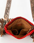 American Darling ADBGS192M Messenger Hair On Genuine Leather women bag western handbag purse